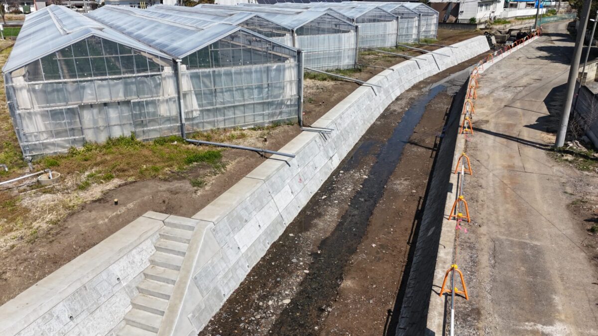 太田市細谷町 聖川護岸工事